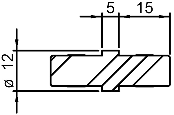 Rohrverbinder V2A fuer Rohr Ø 12 x 1-5 mm Mittelstueck 5 mm-88-1150427.240