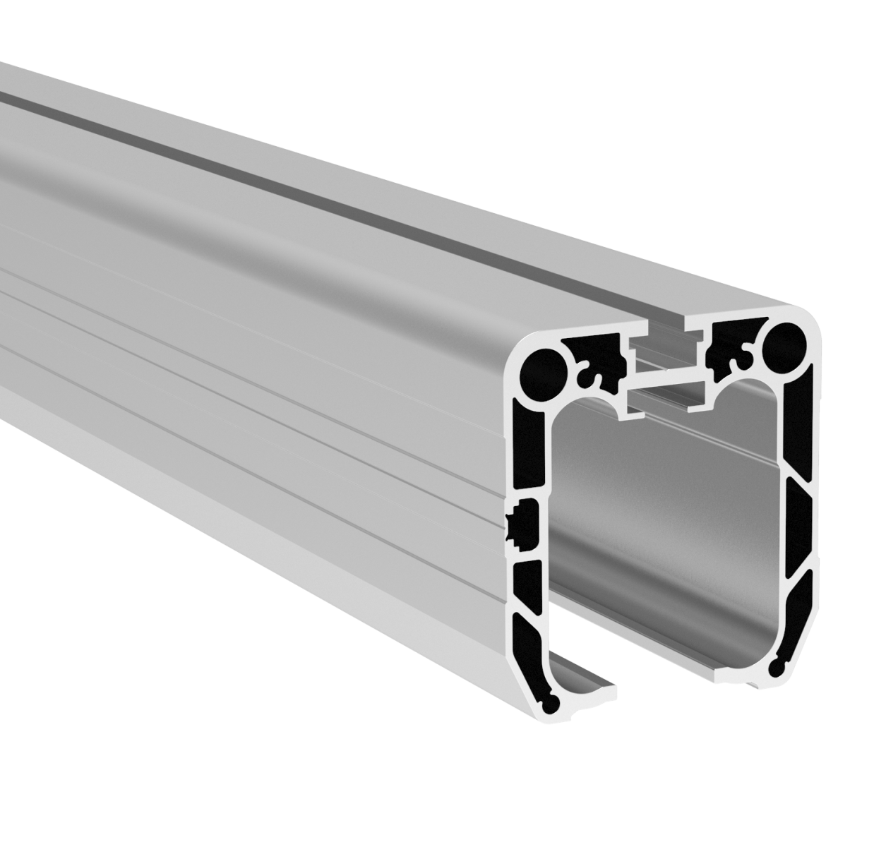 Bodenfhrungsprofil Aluminium 90 x 99 mm L=6000 mm roh-89-11H0290X99AL6000-A.4