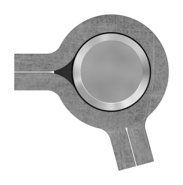 Anschweissband - 2-teilig - Tragkraft- 450kg - Stahl S235JR- roh-30-3934.8