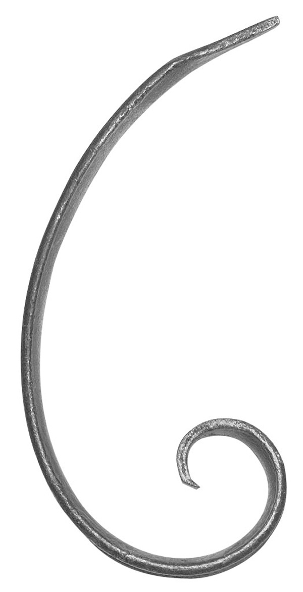 Laendliches Barock - Masse- 150x75 mm - Material- 15x4 mm - Stahl S235JR- roh-30-1860.8