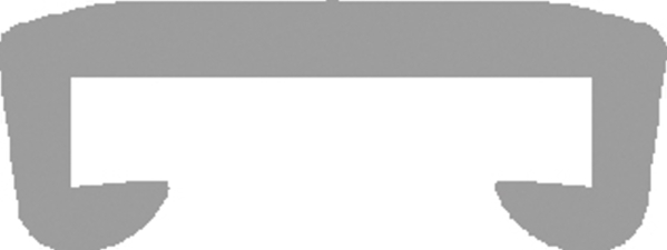 Kunststoffhandlauf fuer 40 x 8mm- gold- 25 Meter-88-11C408.020