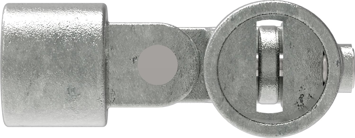 Rohrverbinder Gelenkstueck doppelt 90° Ø 48-3 mm -1 1-2- - Temperguss verzinkt - 168D48-168D48