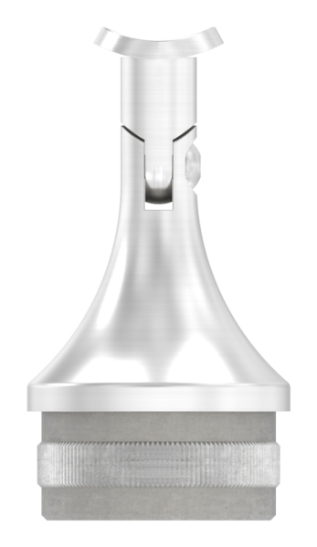 Stuetze mit Gelenk und Halteplatte fuer Rundrohr V2A-12-2157.4