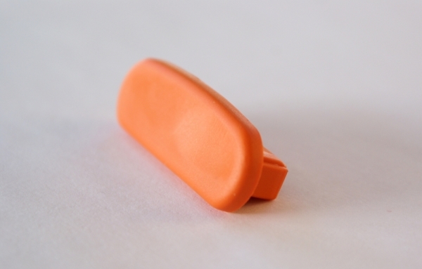 Endkappe fuer Kunststoffhandlauf fuer 40 x 8mm- reinorange-88-11EK-F408.005