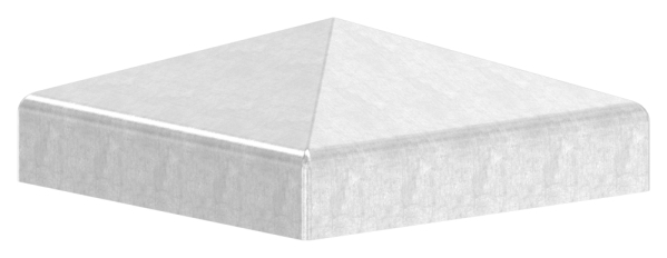 Pfostenkappe Edelstahl fuer Vierkantrohr- 30x30 mm ungeschliffen V2A-11-2550.4