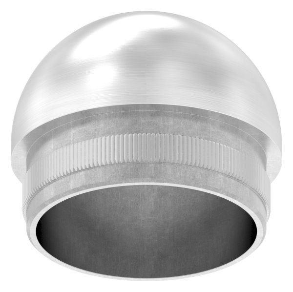 Rohrstopfen fuer Ø 42-4x2-0 mm halbrund zum Einschlagen V2A-11-5221.4