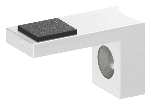 Halteboden fuer Glas Anschluss Ø 42-4 mm - Edelstahl V2A-10-5308-4-1.3