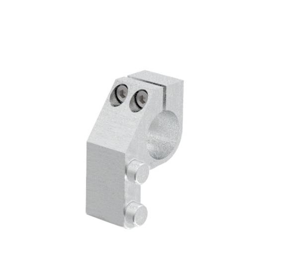 Edelstahl Soft Close Stopper fuer Glasschiebetuer Laufschiene rechts-89-11GSP9100A6L-A.4