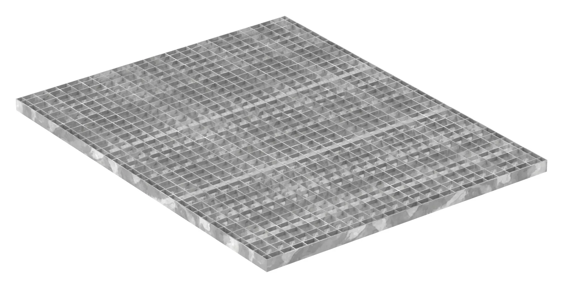 Industrie-Gitterrost - Masse- 1000x800x30 mm; MW 30-30 mm; 30-2 mm - S235JR -St37-2- im Vollbad feuerverzinkt-21-1008030302.7