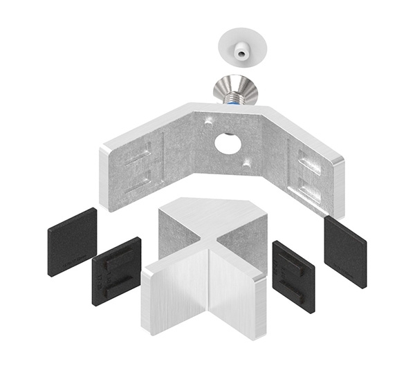 Glasausrichter - fuer Glas- 16-76-17-52 mm - V4A-12-4039.1