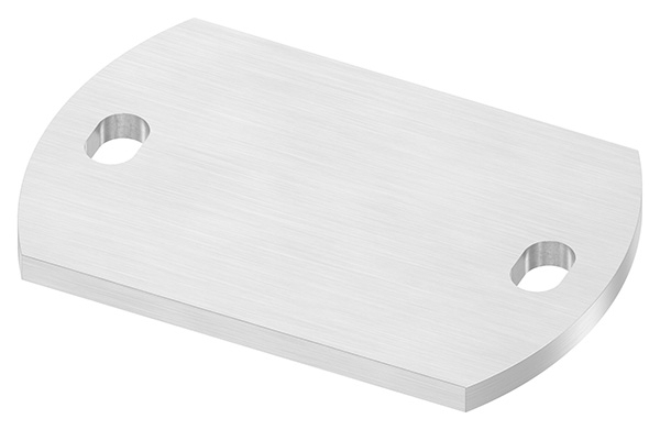 Ankerplatte- 150 x 100 x 8mm- mit Laengsschliff- V2A-88-111423-240.8
