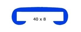 40 x 8 mm (F408)