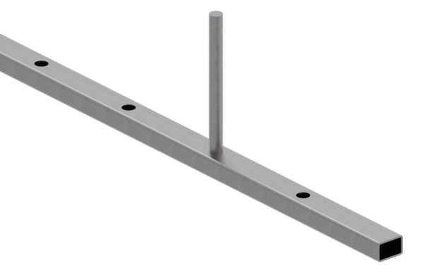 Rechteckrohr - Masse- 30x20x2 mm - Laenge- 3000 mm - Stahl S235JR- roh-30-2100.8