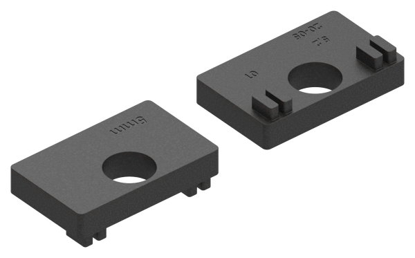 1 Paar Gummi fuer Mod- 45- fuer Blech 5-0mm-88-114505.GU