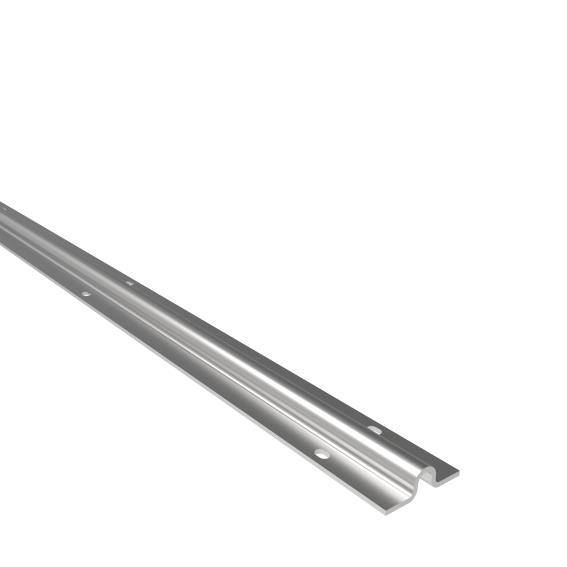 Bodenlaufschiene Stahl verzinkt 60x16x3-0 mm L=6000 mm U-Rille R8-89-11H39U6000-A.4