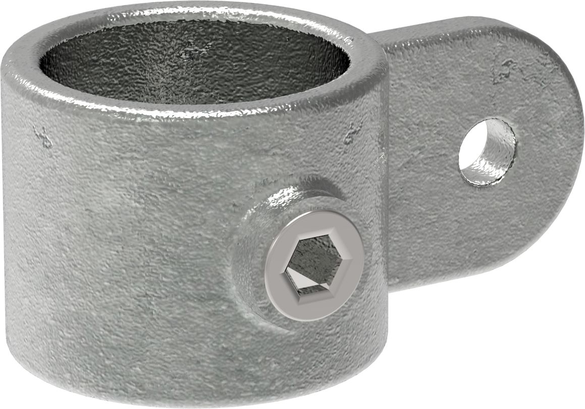 Rohrverbinder - Gelenkauge einfach - 173ME60 - 60-3 mm - 2- - Feuerverzinkt u. Elektrogalvanisiert-173ME60