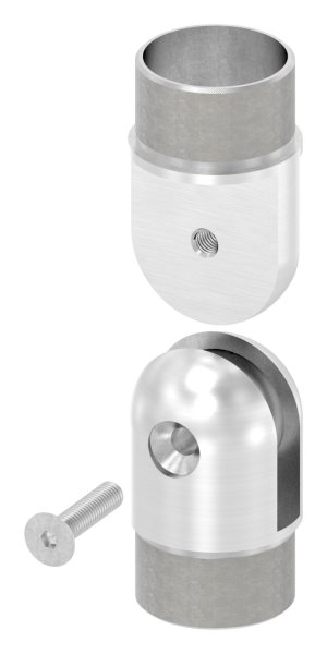 Gelenkstueck fuer Rundrohr Ø 48-3x2-0 mm V2A-11-3637.4