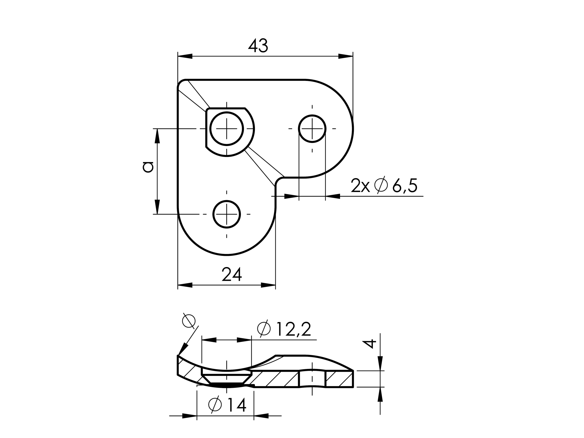 Handlaufschale Edelstahl AISI 304 fuer Handlauf D 42-4 mm geschliffen-89-11A1890042-A.4