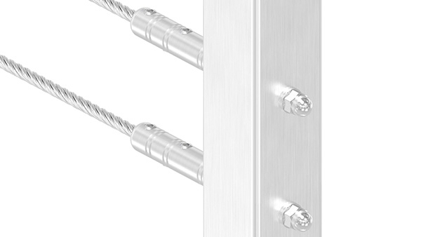 Gewindeterminal zur Selbstmontage - Fuer Seil- Ø 6 mm - mit Aussengewinde - V2A-11-2807.4