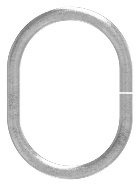 Ring - oval - Material- 12 mm - Aussen-Ø- 150x110 mm - Stahl S235JR- roh-30-1902.8
