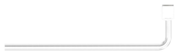 LED-Anschlussplatte V2A Stift 300mm fuer Nut 24x24mm Kabeldurchfuehrung-88-11LED-NU-300-240.KD