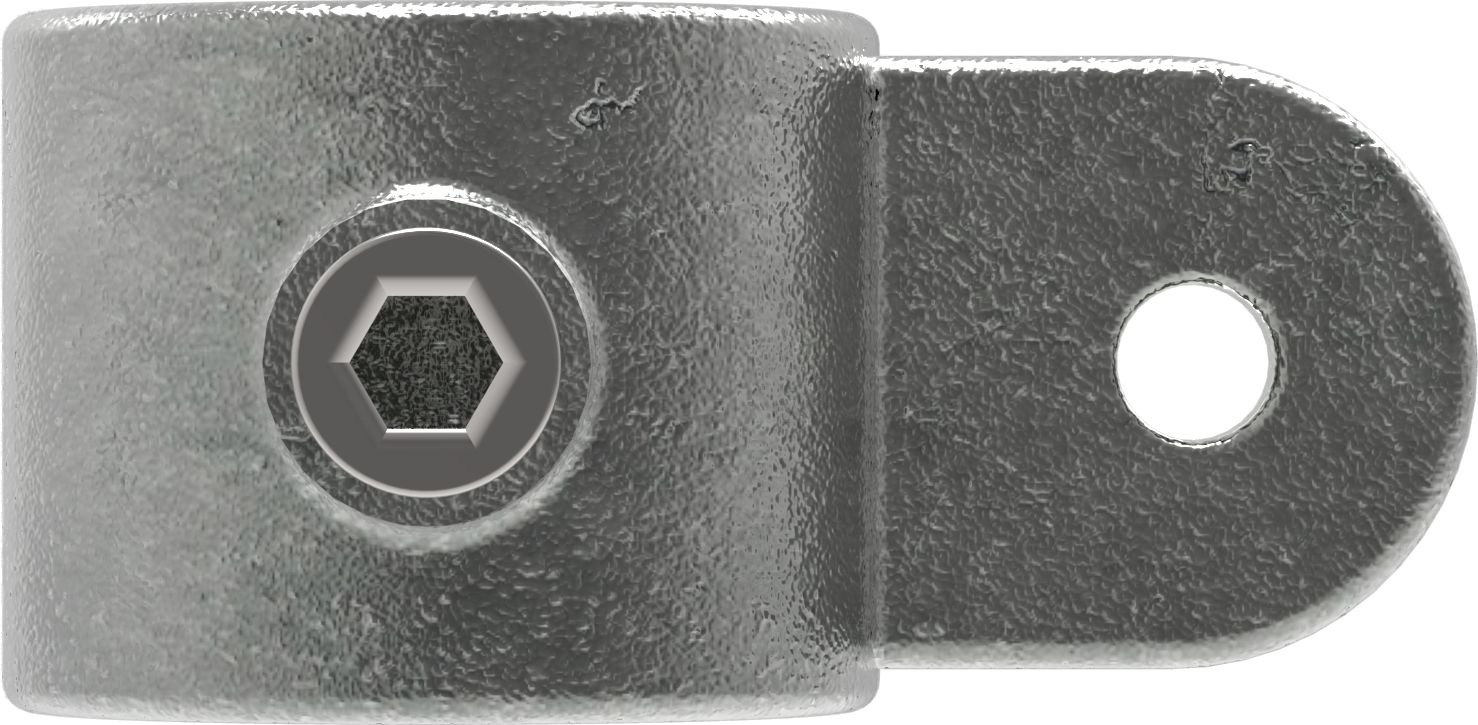 Rohrverbinder Gelenkauge einfach Ø 42-4 mm -1 1-4- - Temperguss verzinkt - 173MC42-173MC42