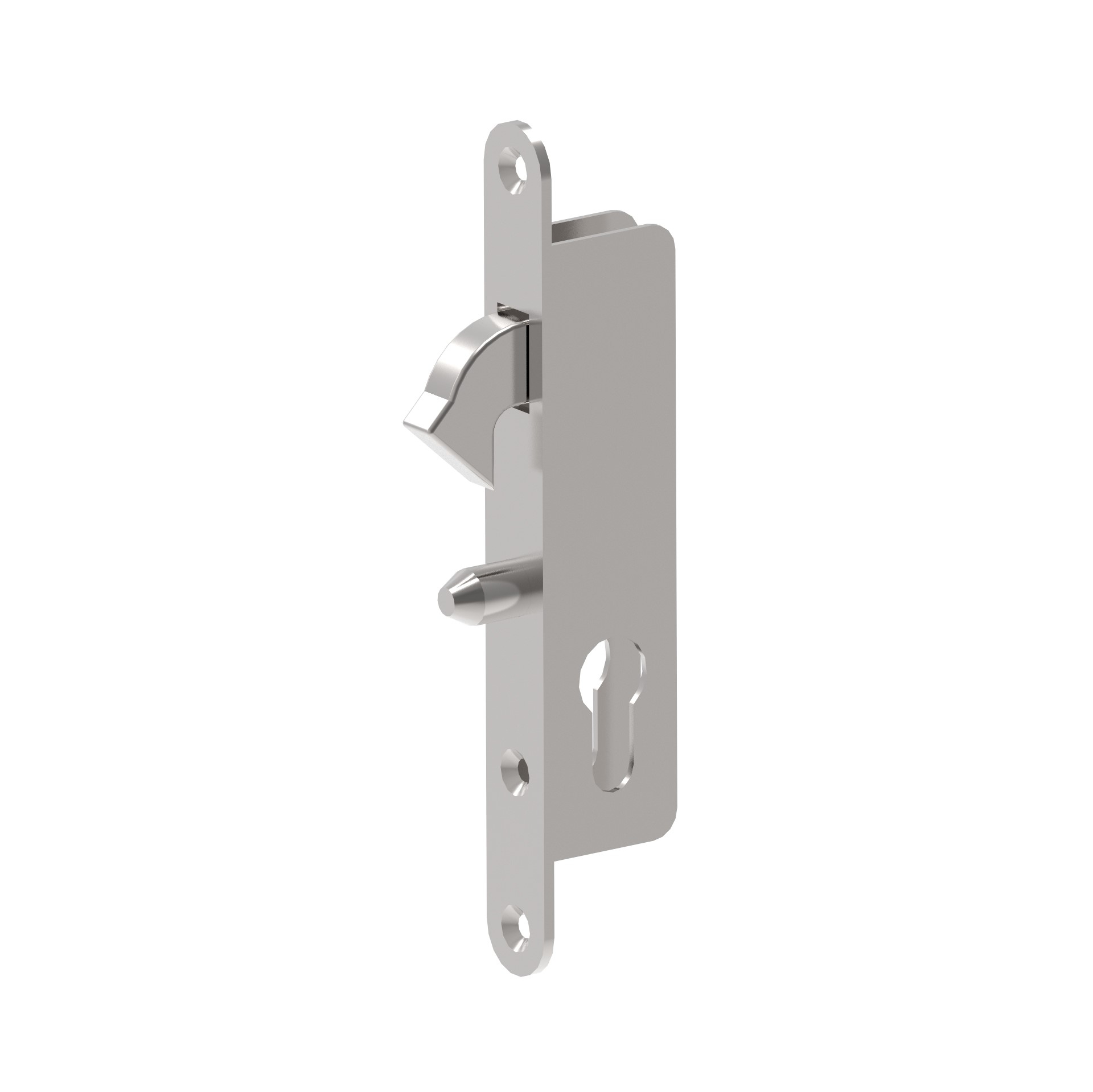 Schiebetorschloss Stahl verzinkt fr Profil 35x20 mm ohne Zylinder-89-11H3620A-A.4