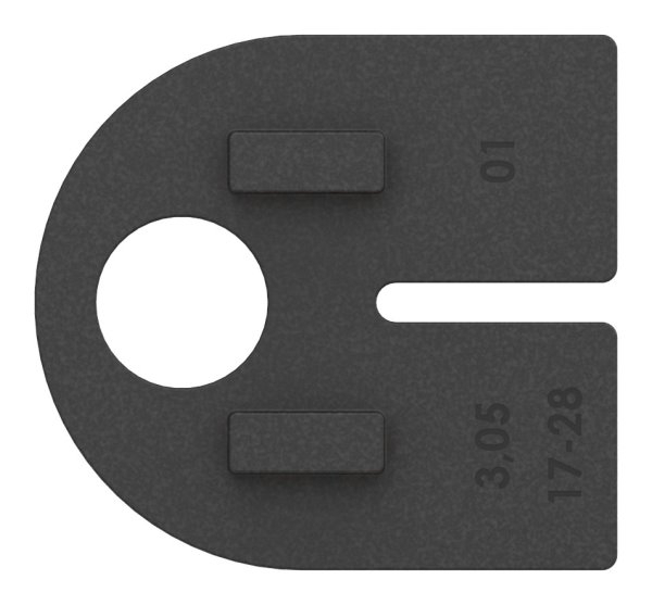 1 Paar Gummis zu Glasklemme 63x45x28 mm AbZ fuer 10 mm Glas ESG-10-2210ABZ.0