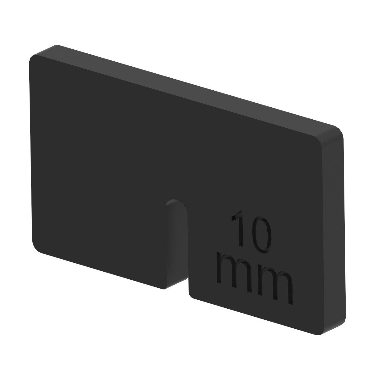 1 Paar Gummis zu Glasklemme 45x45x27 mm fuer 10 mm Glas ESG-10-3010-A.0