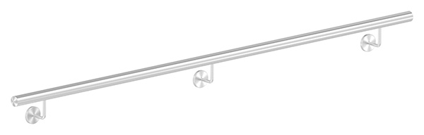 Handlauf montagefertig Laenge- 2000 mm Rundrohr- Ø 42-4 mm V2A-12-0104.4