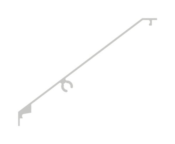 Design-Abdeckung fuer eleganza canopy- L=2405mm- Aluminium E4-EV1-88-11VDE-AB-2400.ALU