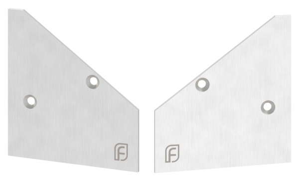 Montage-Set Aluminium eloxiert fuer Glas 17-52 mm L 1405 mm Vordach eleganza canopy-88-11VDE-GU-1400.17