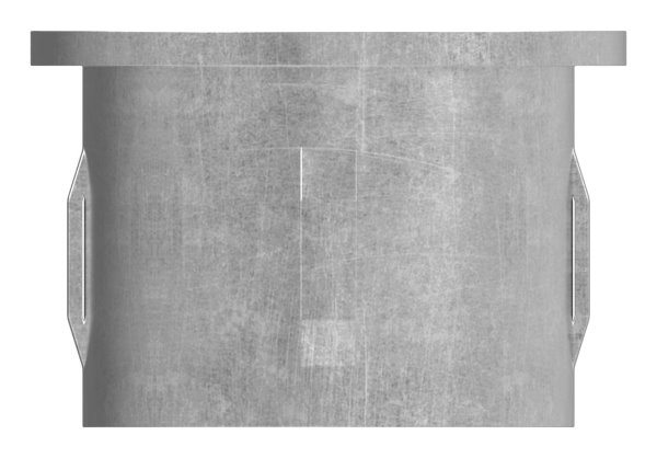 Stahlstopfen - mit M8 - flach - fuer Rohr Ø 42-4 x 3-0-3-5 mm - Stahl -Roh- S235JR-30-2967.8