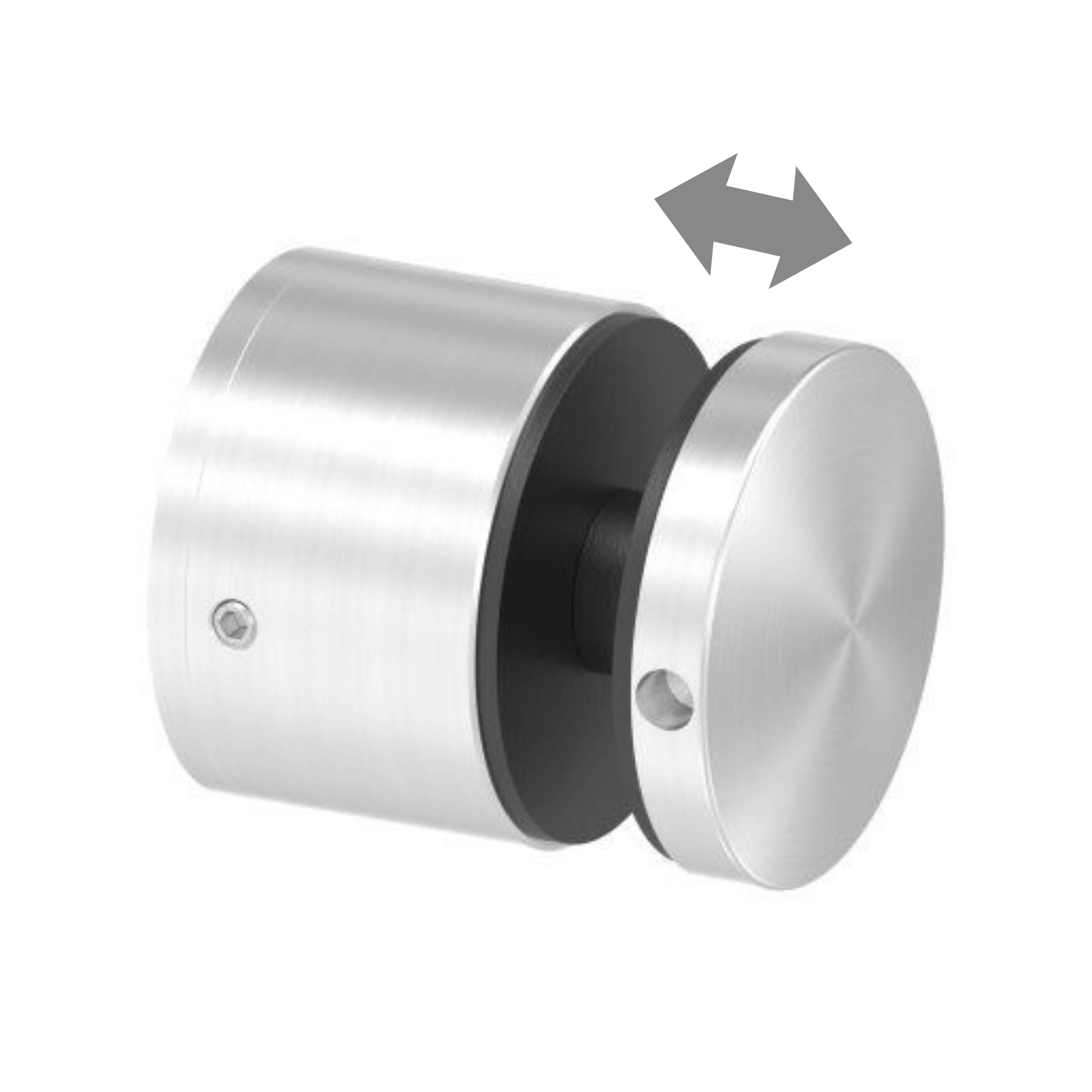 Adjustable glass holder