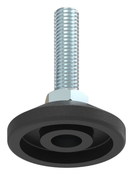 Stellfuss Kunststoff - Stahl Ø 38 mm M8x30 mit Innensechskant-88-11190-M830.38