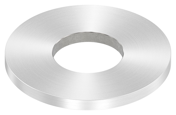 Ankerplatte Masse- 80x6 mm Rundschliff und Mittelbohrung V2A-11-2268R.4