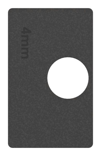 1 Paar Gummis zu Glasklemme 45x45x26 mm fuer 4 mm Blech-10-3005.0ABZ