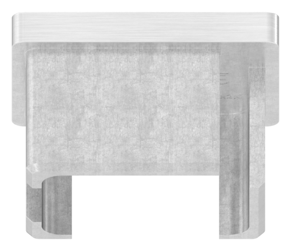 Einsteckkappe V4A 40 x 30 mm fuer Rohr 2-0 mm Wandstaerke M8 Gewinde-88-11100034030.M8