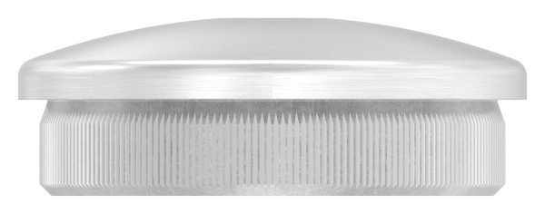 Rohrstopfen fuer Ø 42-4x2-0 mm leicht gewoelbt zum Einschlagen mit M8  V2A-11-5063.4