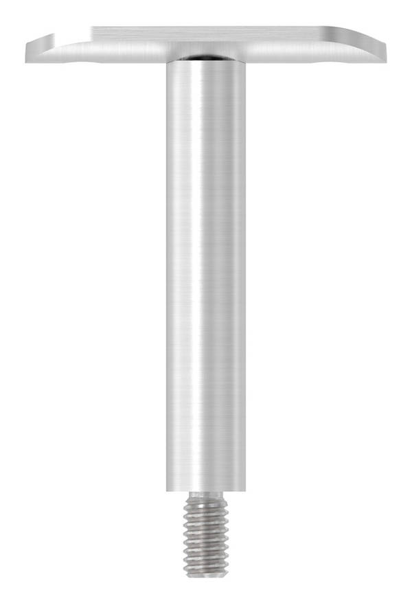 Edelstahl Traegerstift Ø 14 mm mit Halteplatte Anschluss- 33-7 mm - Aussengewinde M8 - V2A-11-3826.4