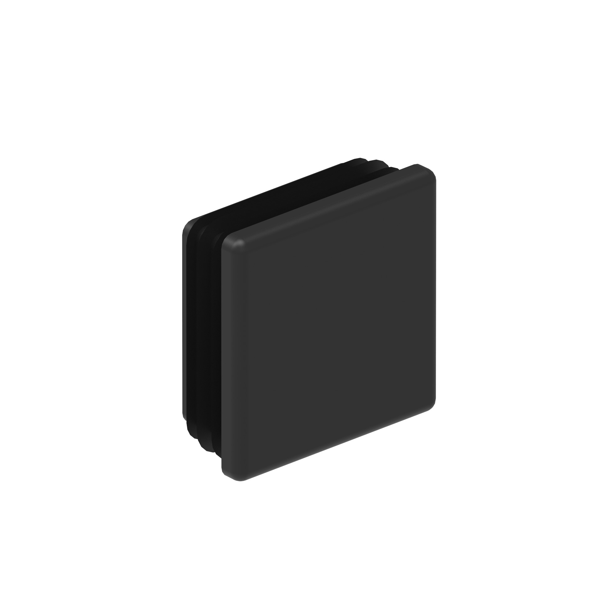 Endkappe Kunststoff fuer Vierkantrohr 60 x 60 mm Schwarz-89-11H25860X60-A.4