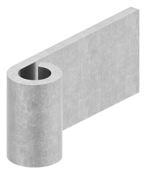 Anschweissband fuer Torband zum Durchschrauben Ø 13mm- Laenge 80mm-88-11960-13.80