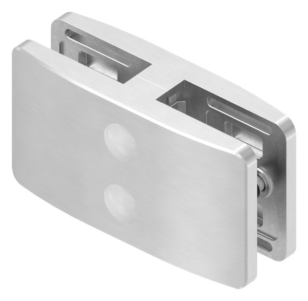 Sichtschutz Mittelglasklemme Edelstahl V2A -1-4301- eckig Mod- 26-88-1126-MK.V2A