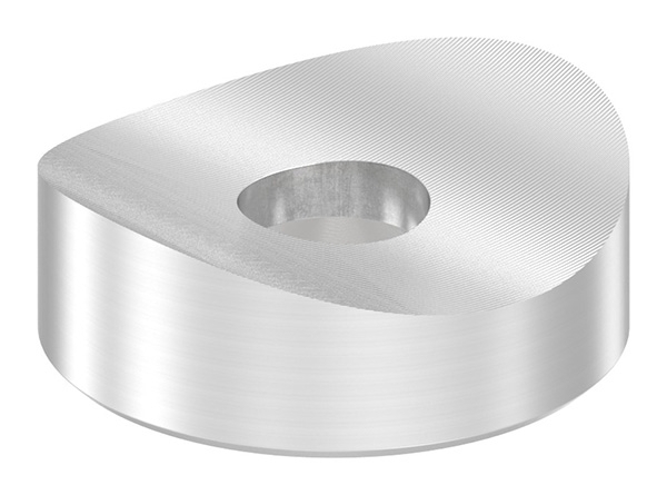 Ausgleichsstueck Ø 20 mm fuer Rundroh Ø 42-4 mm mit Senkbohrung M6 V2A-10-5365.4