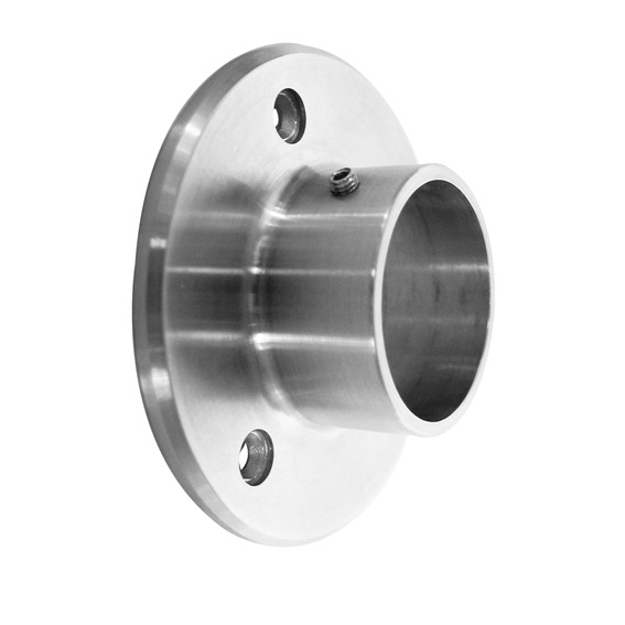 Wandanker  Masse- Ø 85 mm fuer Rundrohr- Ø 33-7 mm - V2A-11-3020-A.4