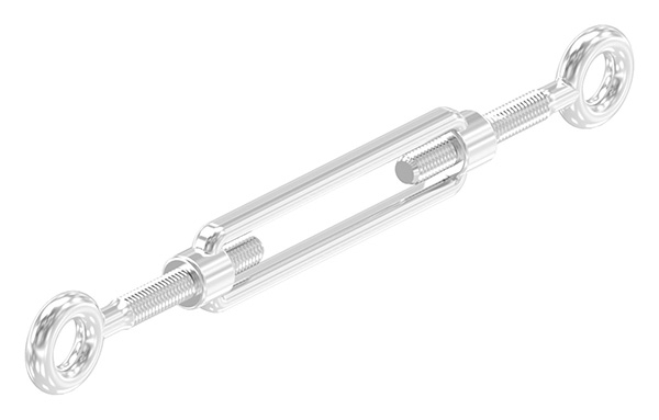 Spannschloss - M8 - Oese-Oese - mit Links-Rechtsgewinde - V4A-11-2899.1