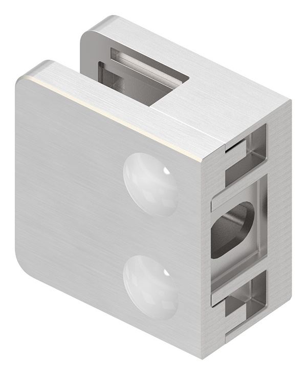 Glasklemme 45x45x26 mm AbZ fuer Anschluss gerade V4A-10-3000.1ABZ
