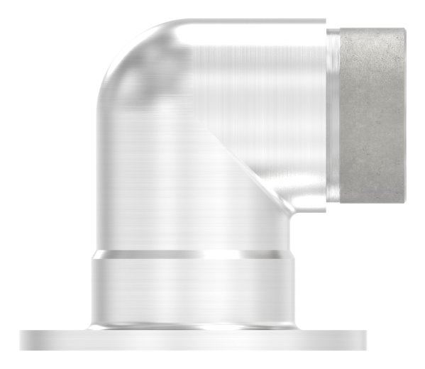 Wandhalter 90° kurz fuer Rundrohr Ø 42-4x2-0 mm - V2A-11-3683.4