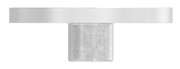 Platte flach mit M8 fuer Rohr Ø 42-4 mm V2A-11-5266.4