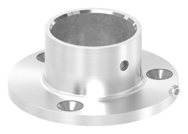 Wand- und Bodenanker Ø 70x5 mm fuer Rundrohr- Ø 33-7 mm - V2A-11-3020.4